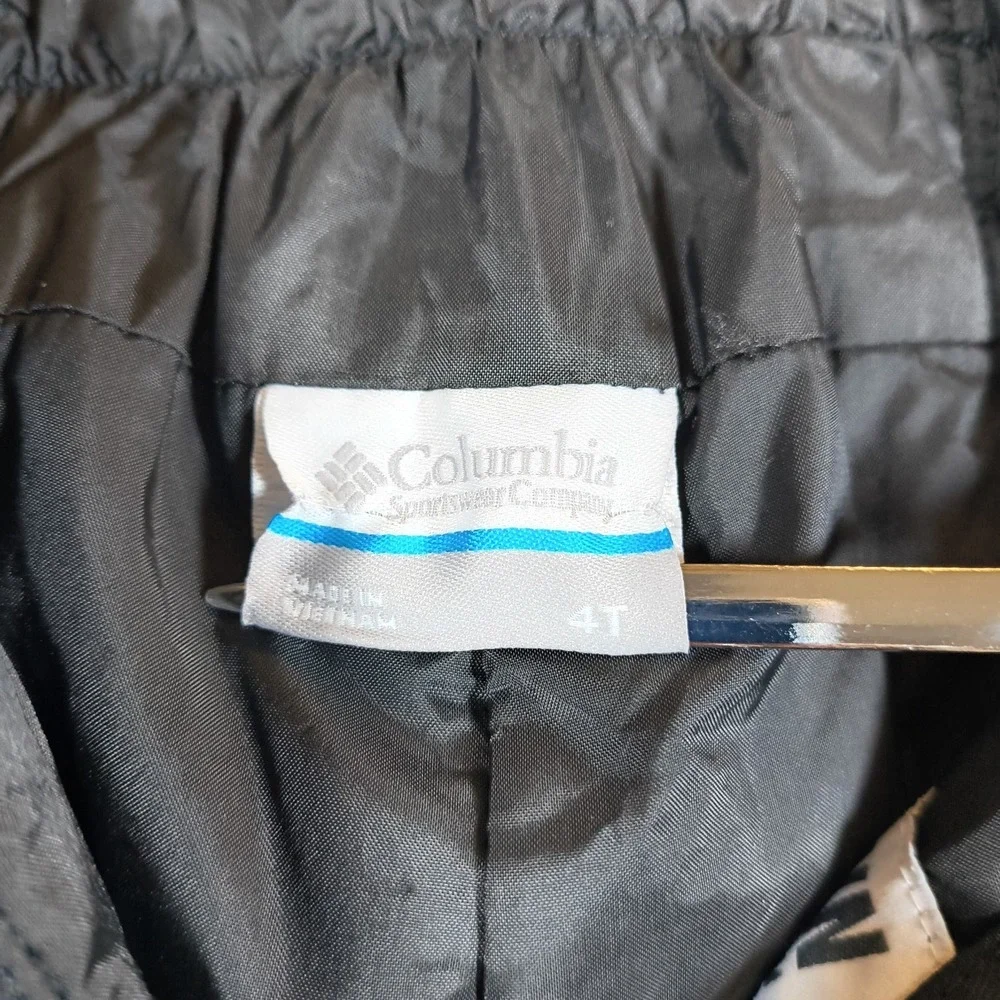 Columbia Snow Pants Toddler 4T Outgrown Bib Overalls Waterproof Ski Snow Outdoor